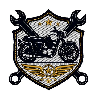 Darmowy wzór haftu motocykl klucze DST VP3