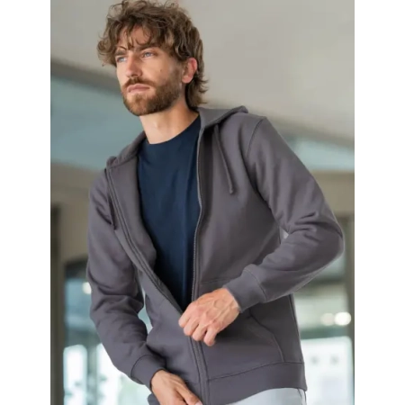 Bluza męska Malfini Trendy Zipper410 z haftem komputerowym
