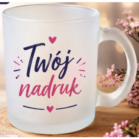 Szklanka z własnym nadrukiem